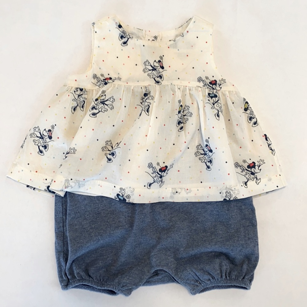 Disney/gap Minnie mouse dress onesie